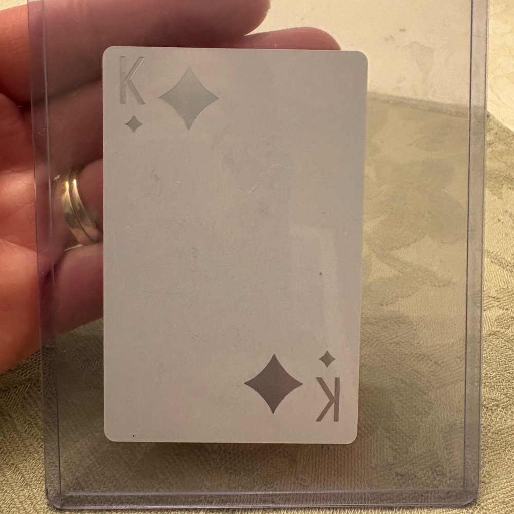Dior King of Diamonds Playing Card